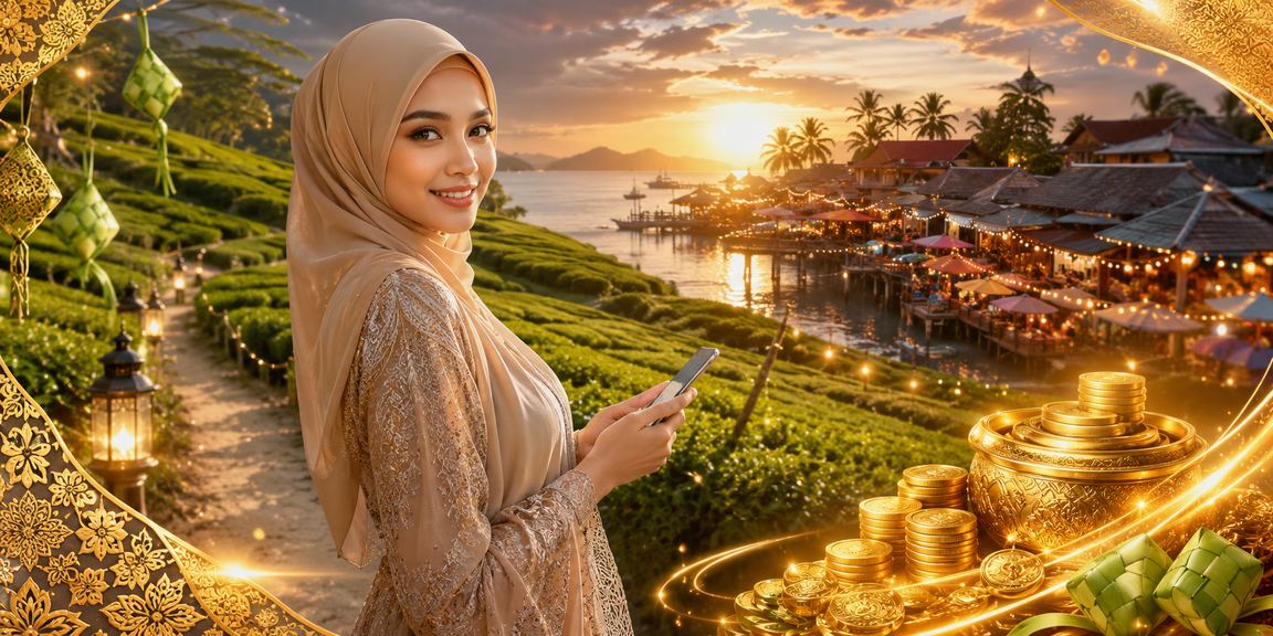 Pemain Malaysia membuat deposit dengan motif batik melalui mudah alih